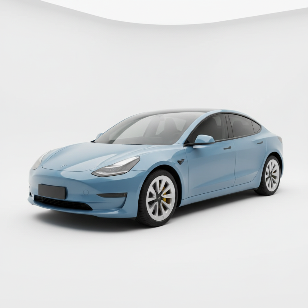 Tesla Model 3 Blue Glossy