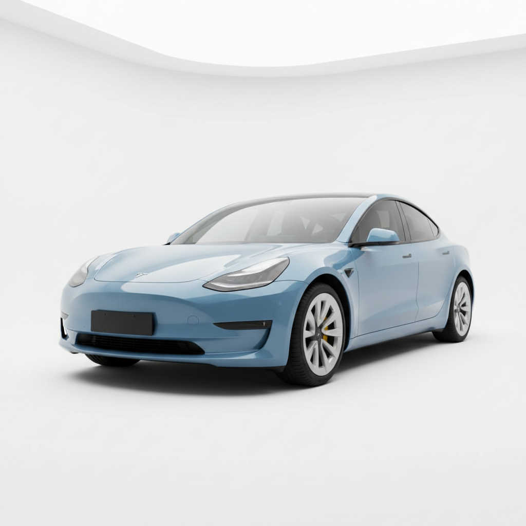 Tesla Model 3 Blue Glossy