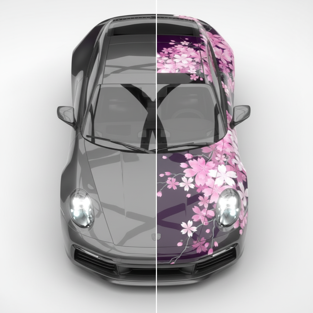 Sakura Vinyl Wrap