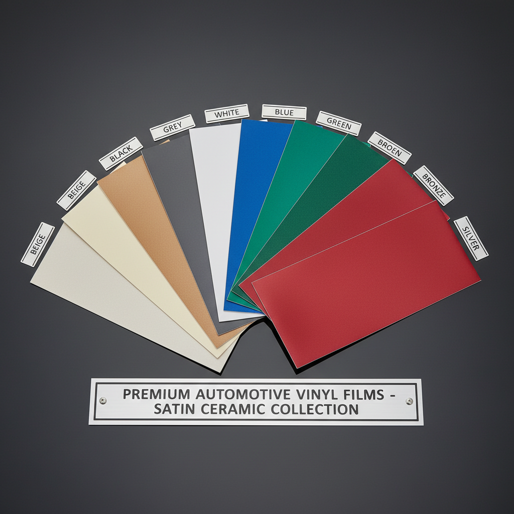 Film Vinyle Satin Ceramic Beige